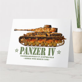 Panzer IV D-Världskrig Två tyska MEDELDAGS-Tanken  Tack Kort
