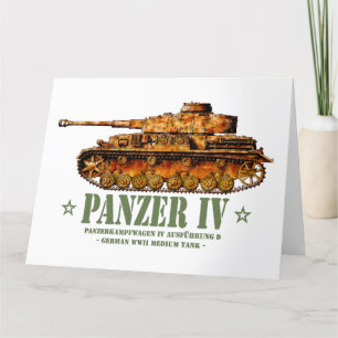 Panzer IV D-Världskrig Två tyska MEDELDAGS-Tanken  Tack Kort