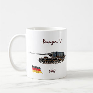 Panzer. V-tank - WW II Kaffemugg