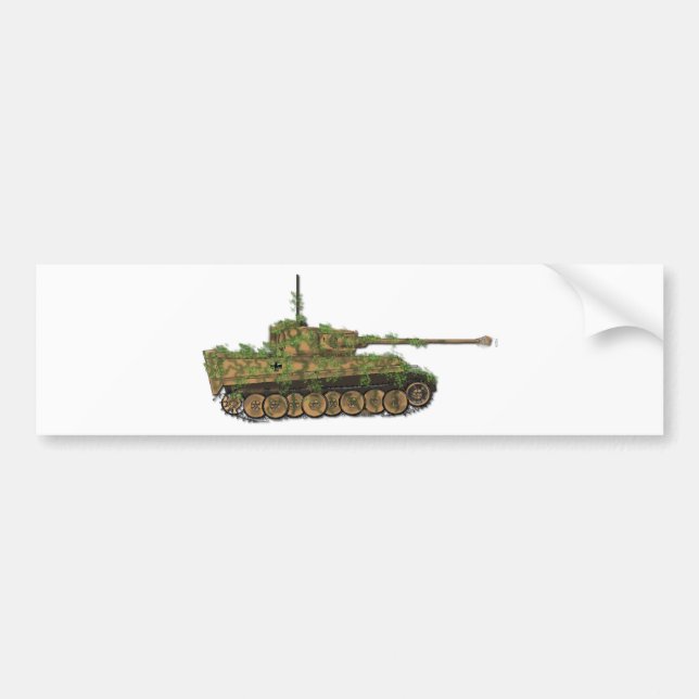 Panzer VI Tiger89 Bildekal (Framsidan)