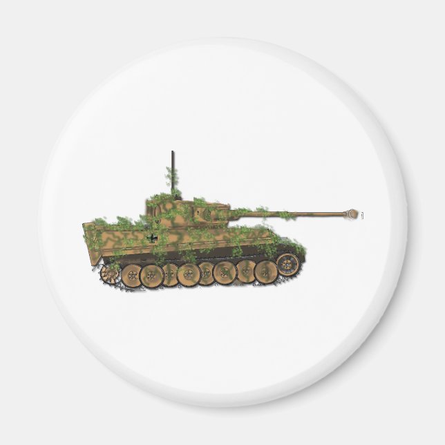 Panzer VI Tiger89 Magnet (Framsidan)
