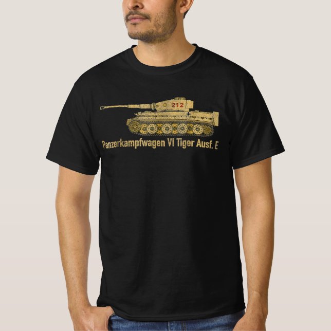 panzer vi tiger 1 german ww2-tank i nöd t shirt (Framsida)