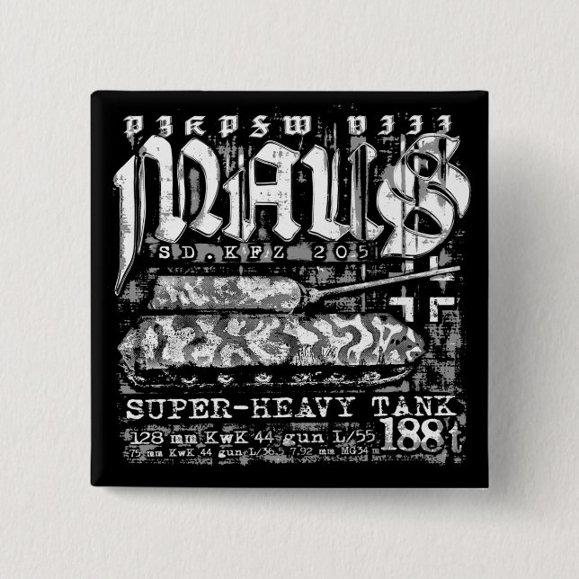 Panzer VIII Maus Knapp (Framsida)