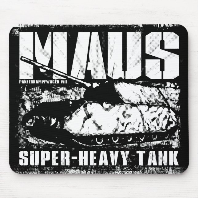 Panzer VIII Maus Mouse Pad Musmatta (Framsidan)