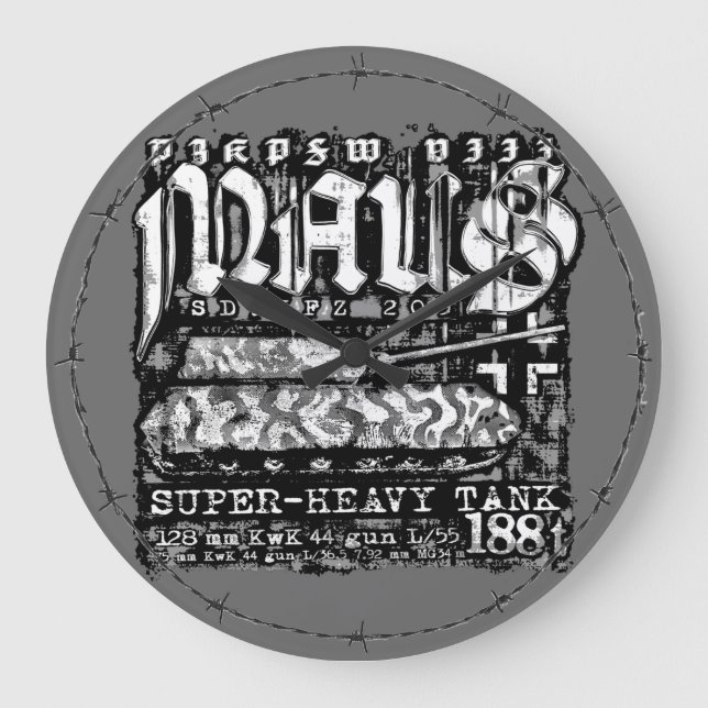 Panzer VIII Maus Stor Klocka (Framsida)