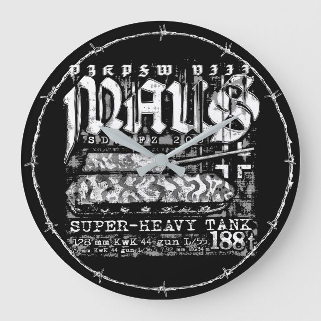 Panzer VIII Maus Stor Klocka (Framsida)