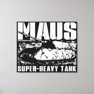 Panzer VIII Maus Stretched Kanvastryck