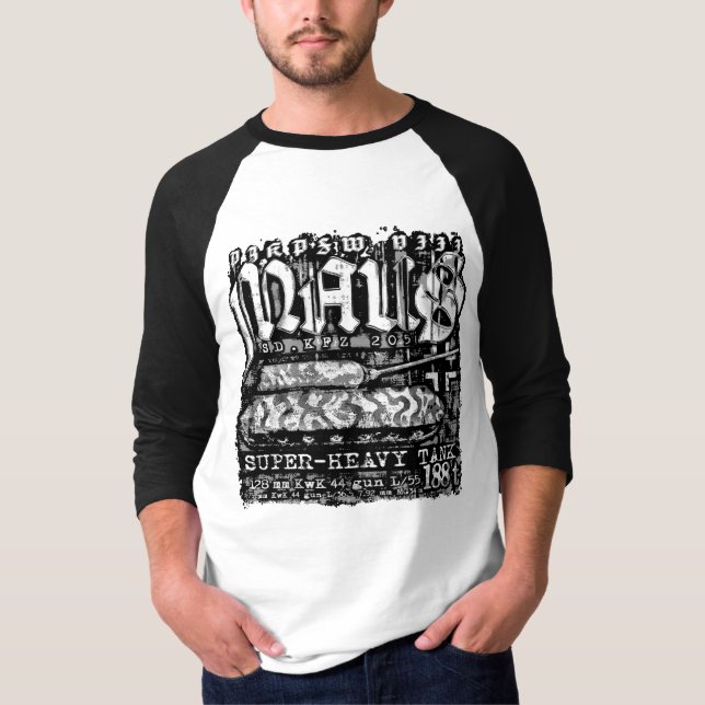 Panzer VIII Maus T Shirt (Framsida)