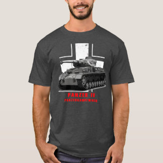 Panzerkampfwagen Panzer IV Militär tank WW2 T Shirt