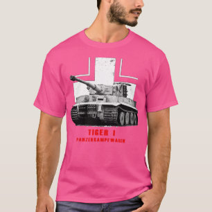 Panzerkampfwagen Tiger I Militär tank WW2 T Shirt