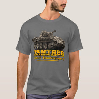 Panzerkampfwagen V Panther German Tank WW2 T Shirt