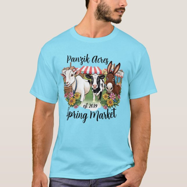 Panzik Acres Vårmarknad T Shirt (Framsida)