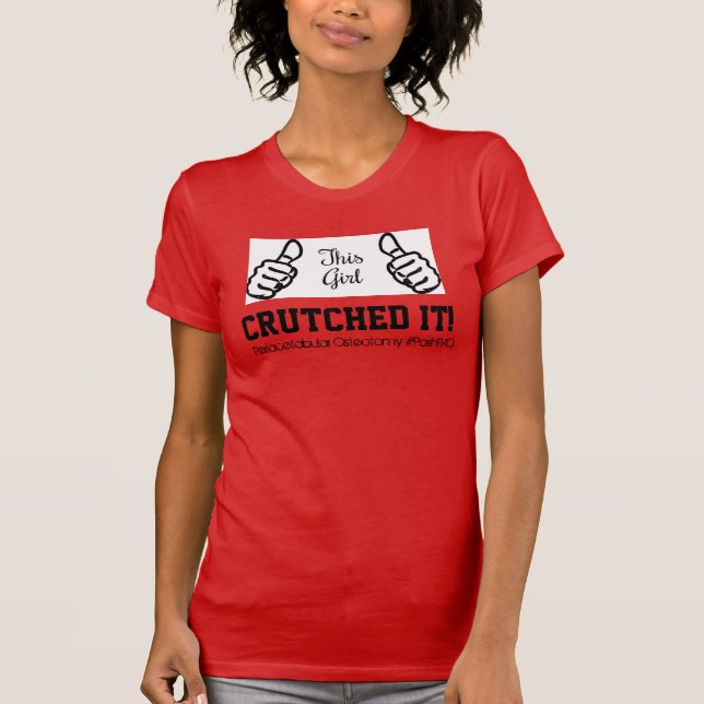 PAO-återställningen DENNA FLICKA "Crutched DET! ", T Shirt (Framsida)