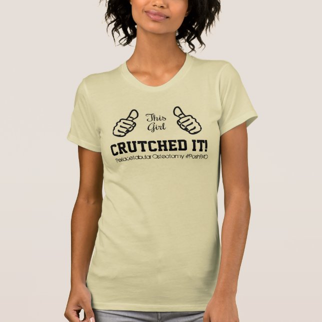 PAO-återställningen DENNA FLICKA "Crutched DET! ", Tee Shirt (Framsida)