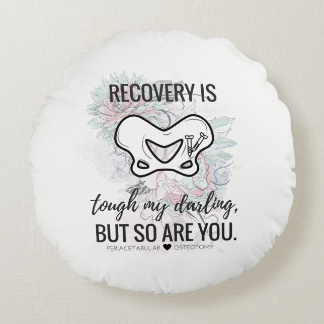 PAO-återställningen kudder Rund Kudde (Framsidan)