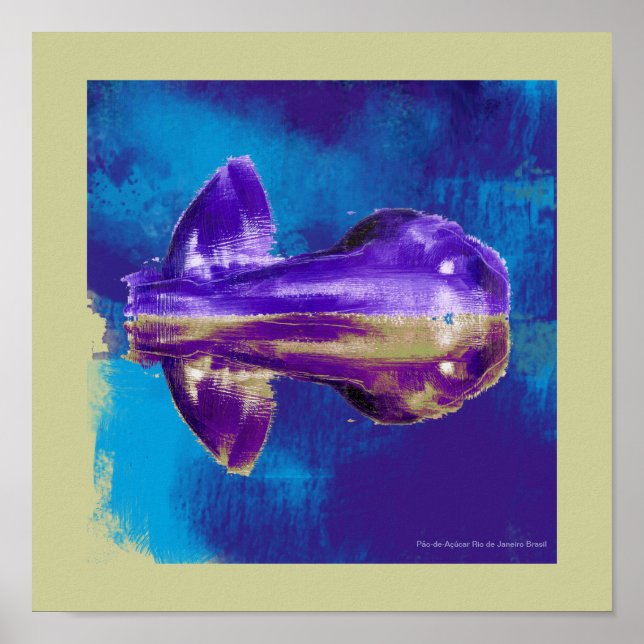 Pão-de-Açúcar Rio Brasil Poster (Framsidan)