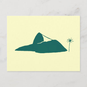 Pão de Açúcar Rio Brasil Vykort