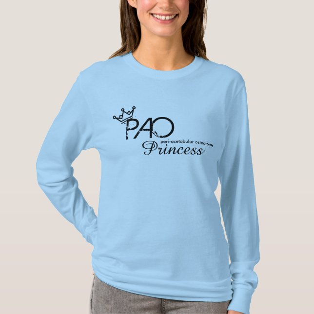 PAO-Princesslångärmad T-shirt (Framsida)