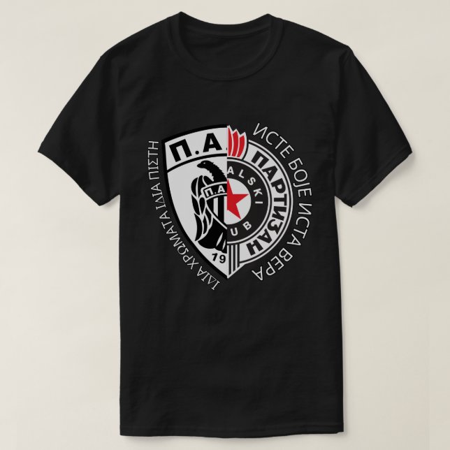 Paok Partizan Iste Boje Ista Vera T Shirt (Design framsida)