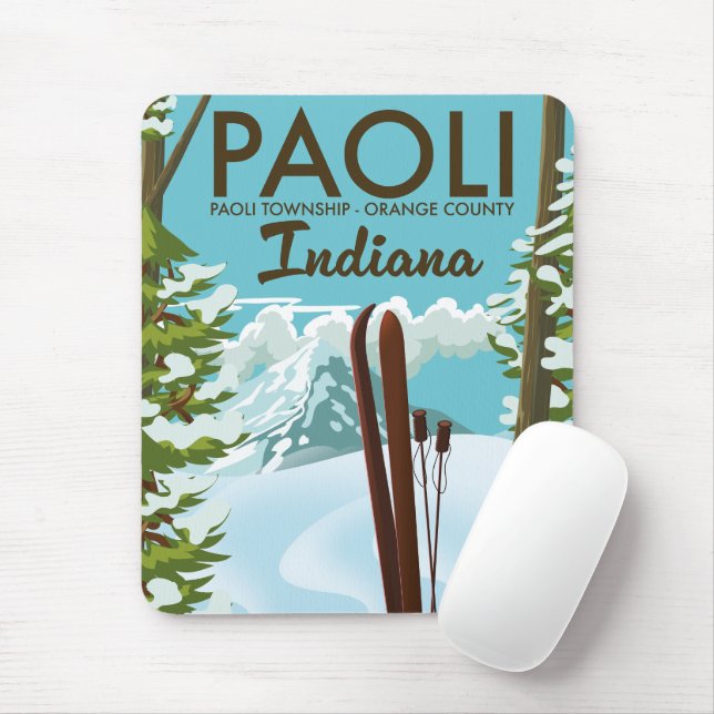 Paoli Orange County Indiana Skidposter Musmatta (Med mus)