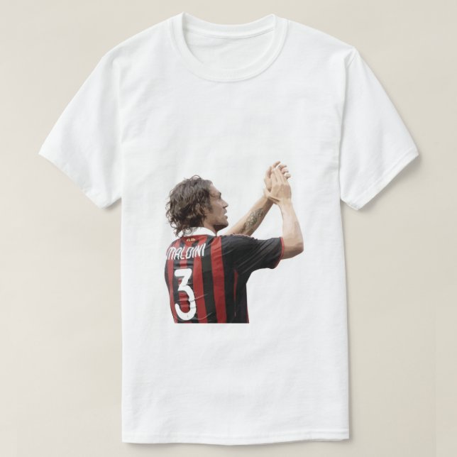 Paolo Maldini - FOOTBALL LEGENDS Graphic T Shirt (Design framsida)