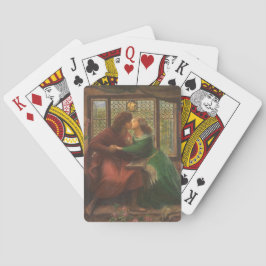 Paolo och Francesca da Rimini (från Rossetti) Casinokort