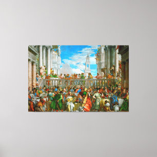 Paolo Veronese - Bröllop vid Cana Canvastryck
