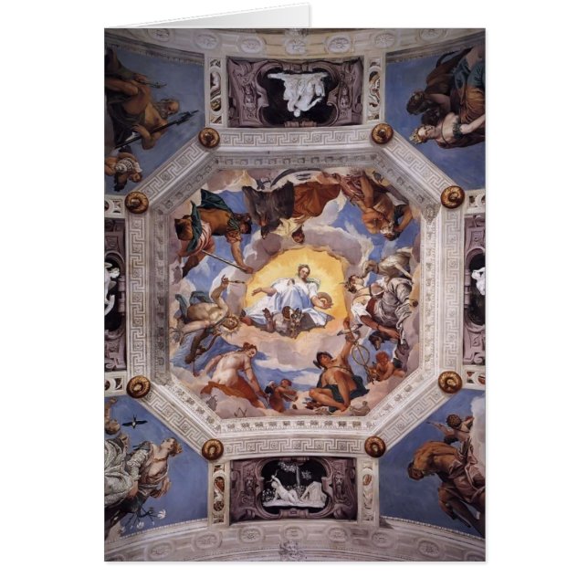 Paolo Veronese: Olympus rum Hälsningskort (Framsidan)