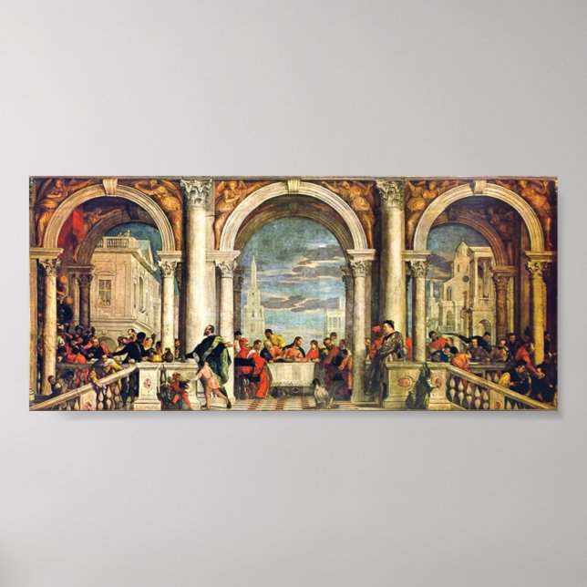 Paolo Veronese - Proast in the House of Levi Poster (Framsidan)
