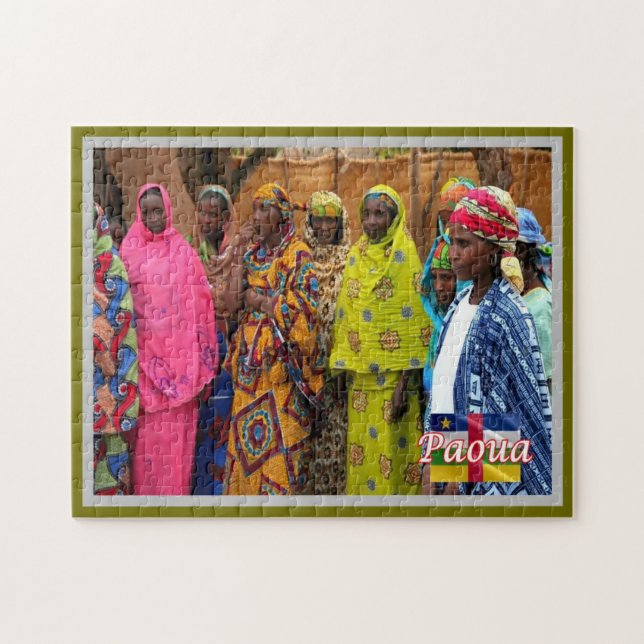 Paoua - Les femmes - Pussel (Horisontell)