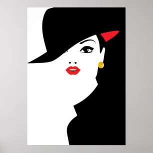 Pap Art Inspired Mode Woman 3 Poster