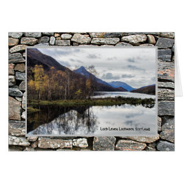 Pap of Glencoe and Loch Leven Scotland Ligcape Hälsningskort