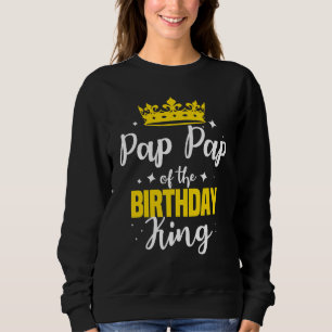 Pap-pap för födelsedagskalan Kung Party i Krona T Shirt