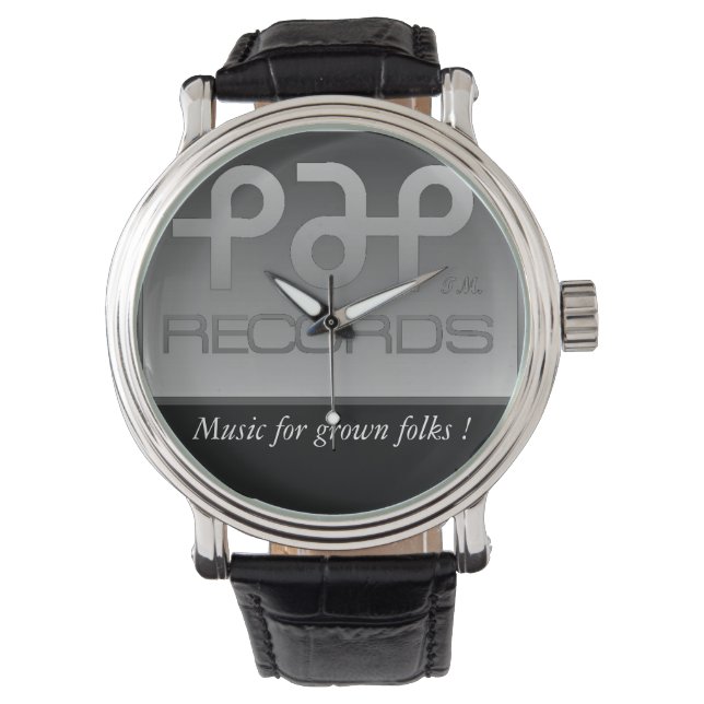 PAP Records Watch - Armbandsur (Framsida)