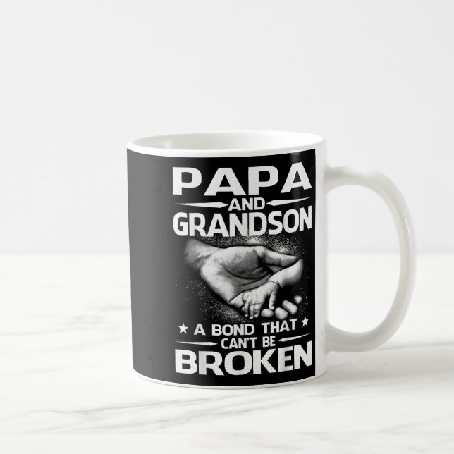 Papa And Grandson A Bond That Can't Be Broken  Kaffemugg (Höger)