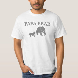 "Papa Bear" Bear Fishing with Cub T-Shirt