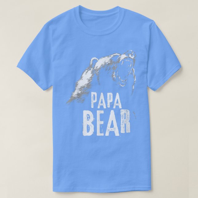 Papa Bear Best Dad TShirt Fathers Day Father Pop G T Shirt (Design framsida)