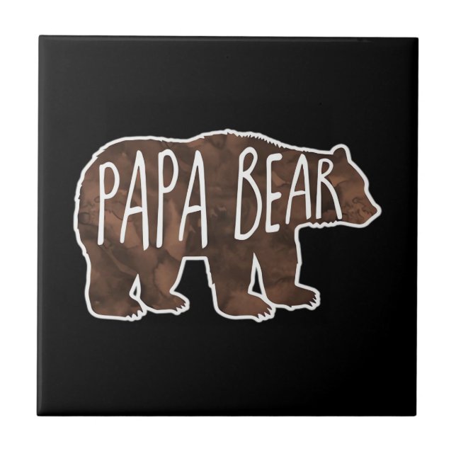 Papa Bear Classic Kakelplatta (Framsidan)