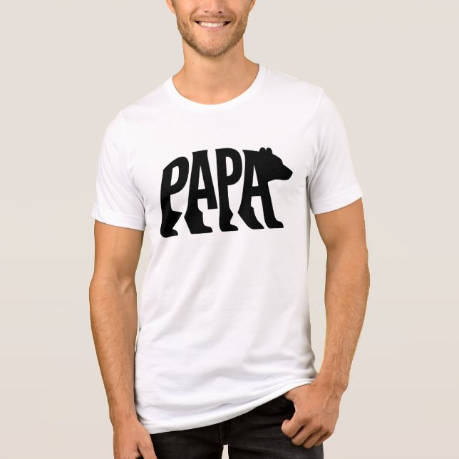 Papa Bear T Shirt (Framsida)