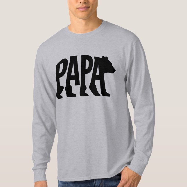 Papa Bear T Shirt (Framsida)