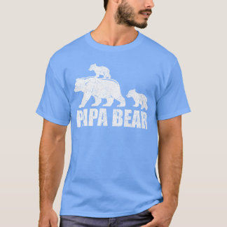 Papa Bearwo Cubs Daddy Bearwinshirt Papa 2 tjej fr T Shirt