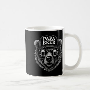 Papa Beer - Rolig Pappa Björn Dricker Humor Kaffemugg