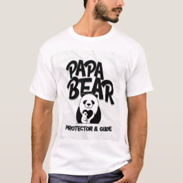 Papa Björn T-Shirt – Beskyddare & Vägledare | Söt 