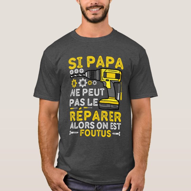 Papa bricoleur t shirt (Framsida)