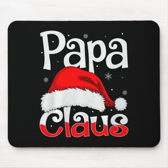 Papa Claus Christmas Family Matching Pajamas Dad D Musmatta (Framsidan)