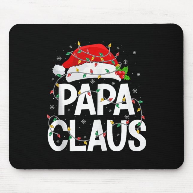 Papa Claus Christmas Lights Matching Family Santa  Musmatta (Framsidan)
