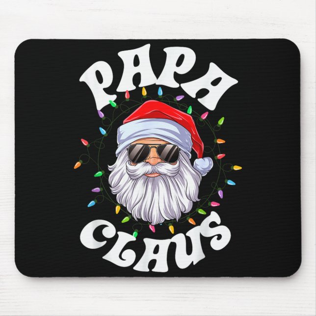 Papa Claus Santa Christmas Dad Family Matching Paj Musmatta (Framsidan)