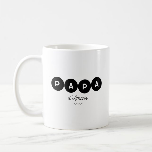 Papa d'amour kaffemugg (Vänster)