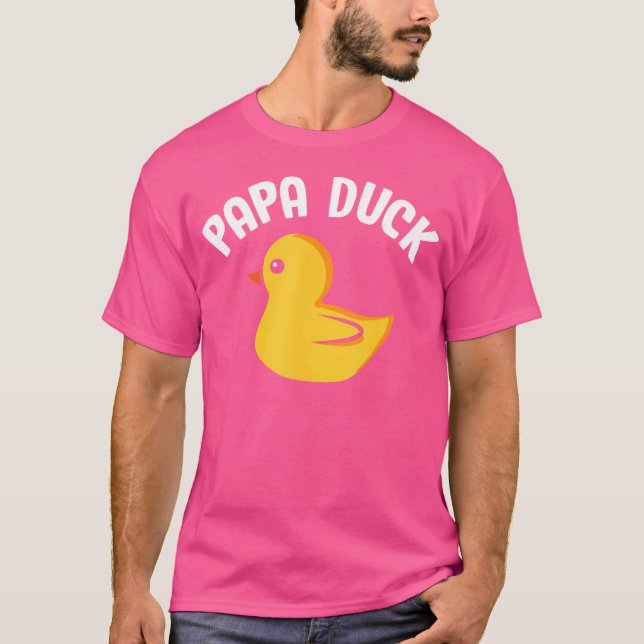 Papa Duck Funny Duck Lover Duck Hunting Father'S D T Shirt (Framsida)