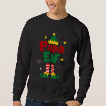 Papa Elf Jul Familj Pyjamas Design